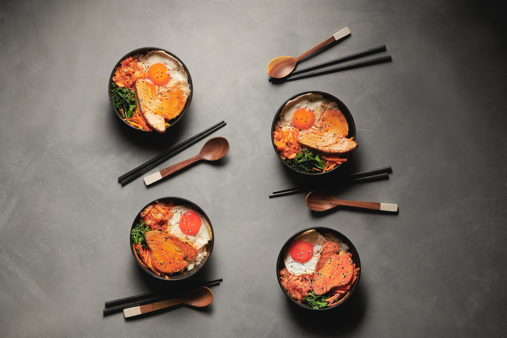 Yellowfin tuna Korean style rice bowl
